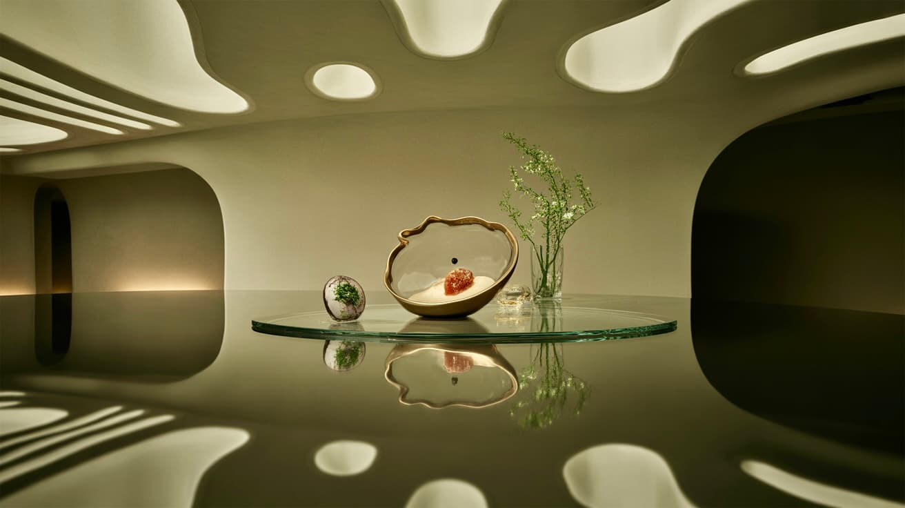 Spatial composition in saturated green